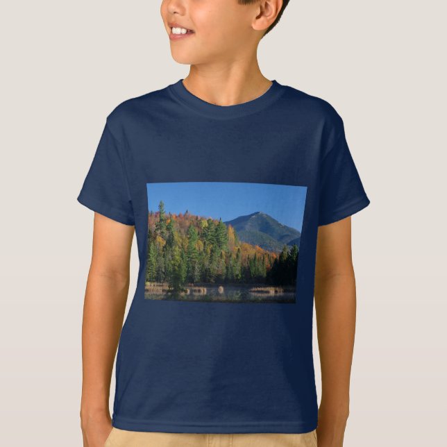 Whiteface Mountain over Little Cherrypatch Pond T-Shirt (Front)