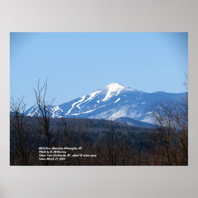 Whiteface Mountain Poster (Front)