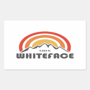 Whiteface Mountain Rectangular Sticker