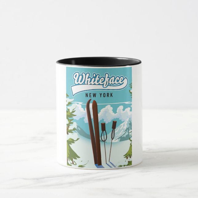 Whiteface New York To Ski Mug (Center)