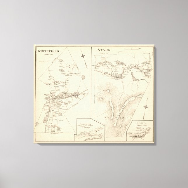 Whitefield, Stark Canvas Print (Front)