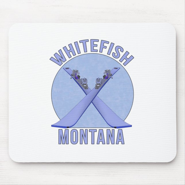 Whitefish, Montana Mouse Pad (Front)