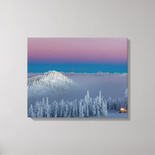 Whitefish Mountain Resort in Whitefish, Montana Canvas Print