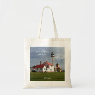 Whitefish Point Lighthouse tote bag