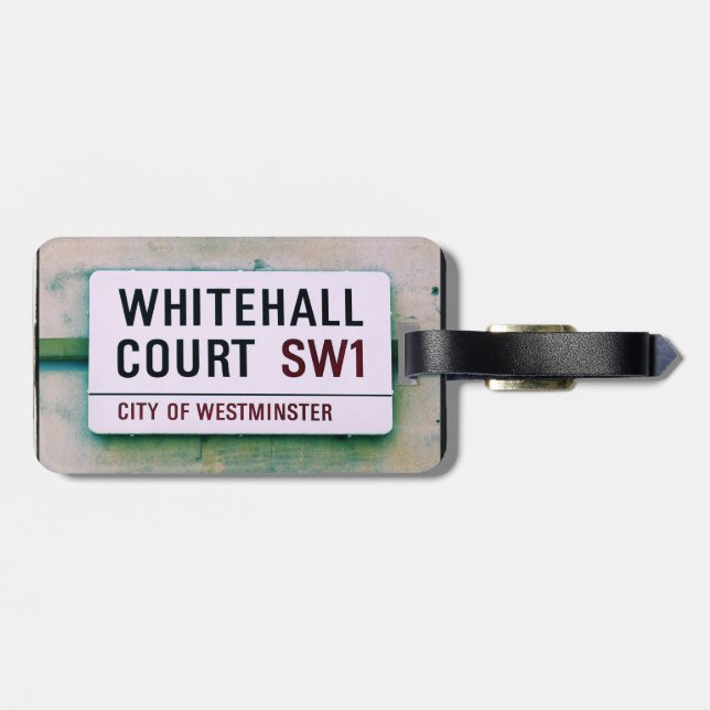 Whitehall Court - City of Westminster -Luggage Tag (Back Horizontal)