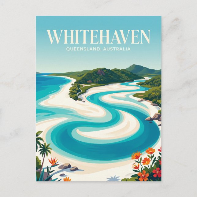 Whitehaven Beach Australia Postcard (Front)