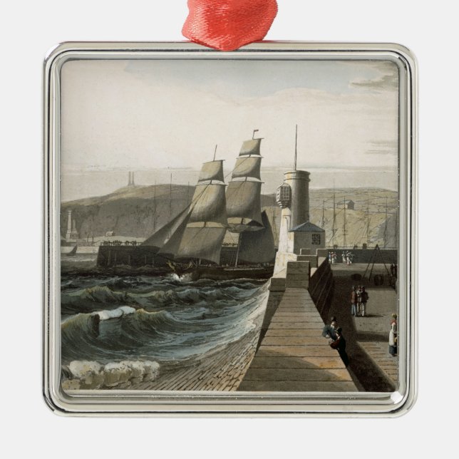 Whitehaven, Cumberland, from 'A Voyage Around Grea Metal Tree Decoration (Front)