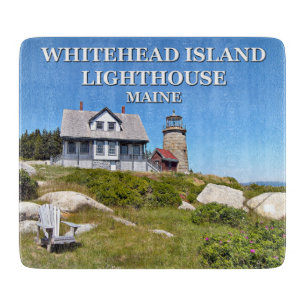 Whitehead Island Lighthouse Maine Cutting Board