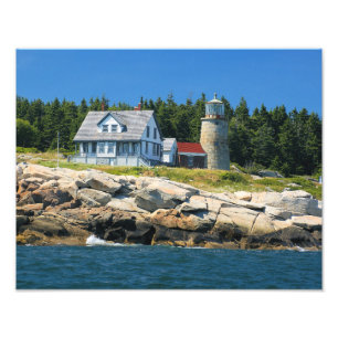 Whitehead Island Lighthouse, Maine Photo Print