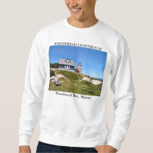 Whitehead Lighthouse, Penobscot Bay Maine Sweatshirt