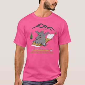 WhiteLight Colour Hippolotofus 2023 Reunion Design T-Shirt