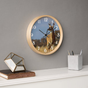 Whitetail Buck Wall Clock