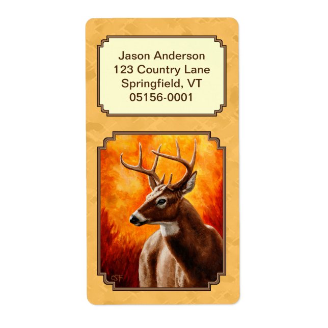 Whitetail Deer Autumn Gold (Front)
