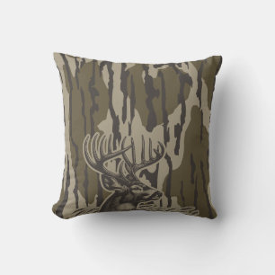 Whitetail Deer Bottomland Camo Deer Hunting Camo Cushion