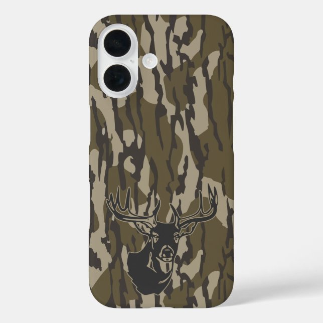 Whitetail Deer Bottomland Camo Hunting Camo Case-Mate iPhone Case (Back)