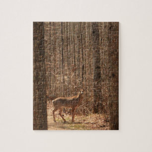 Whitetail deer buck jigsaw puzzle
