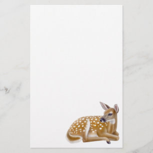 Whitetail Deer Fawn Stationery