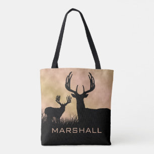 Whitetail Deer Hunting Tote Bag