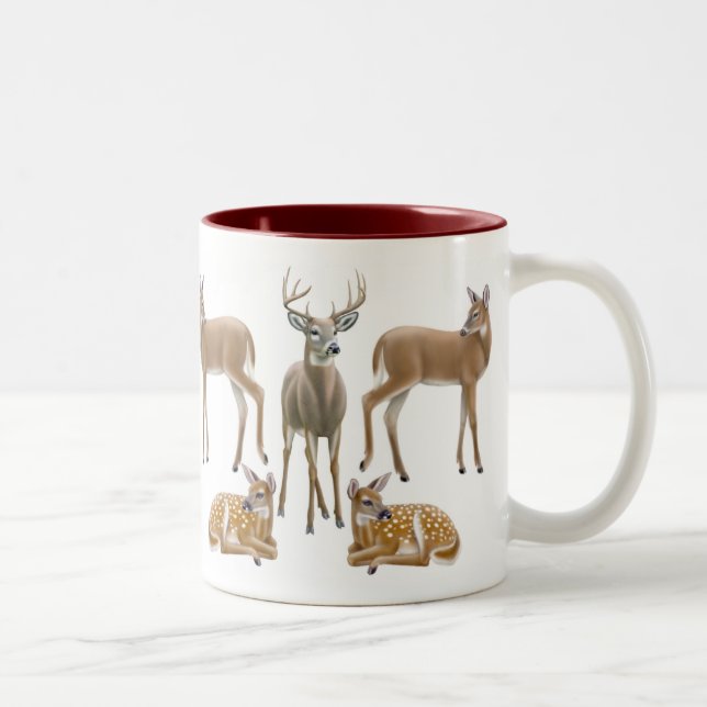 Whitetail Deer Mug (Right)