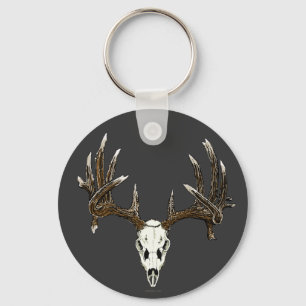 Whitetail deer skull 1 key ring