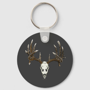 Whitetail deer skull 1 key ring