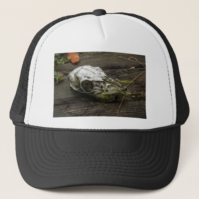 Whitetail Deer Skull Trucker Hat (Front)