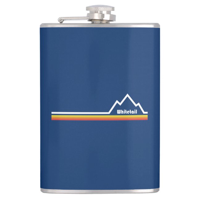 Whitetail Mountain Resort, Pennsylvania Hip Flask (Front)