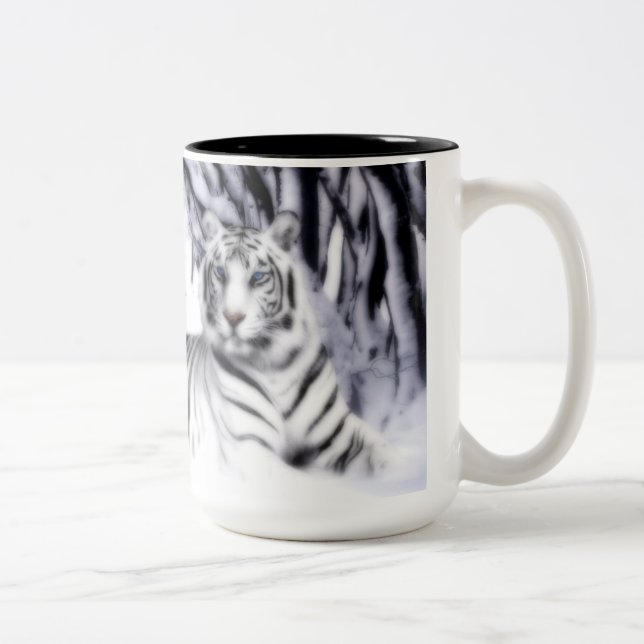 WhiteTiger Two-Tone Coffee Mug (Right)