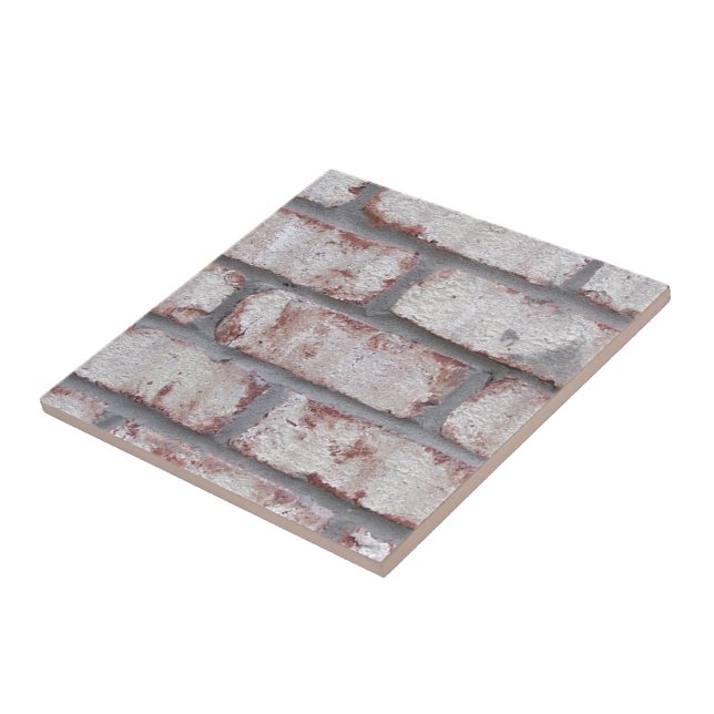 Whitewashed Brick Wall Tile (Side)
