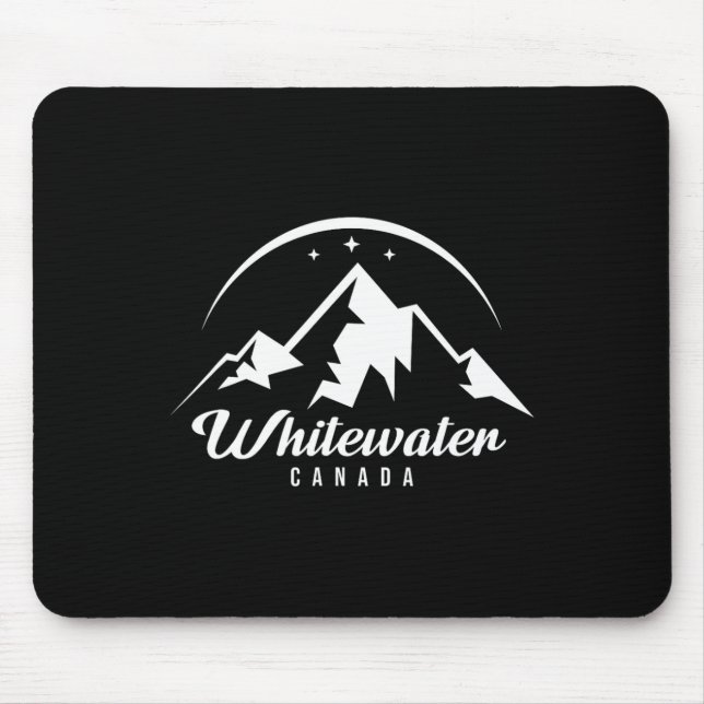 Whitewater Canada Ski Resort Skiing Snowboarding  Mouse Pad (Front)