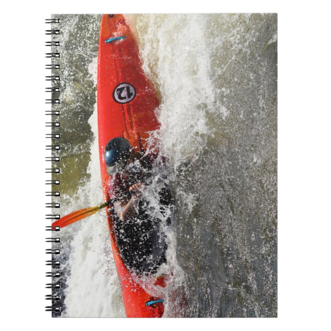 Whitewater Kayak Adventure Notebook (Front)
