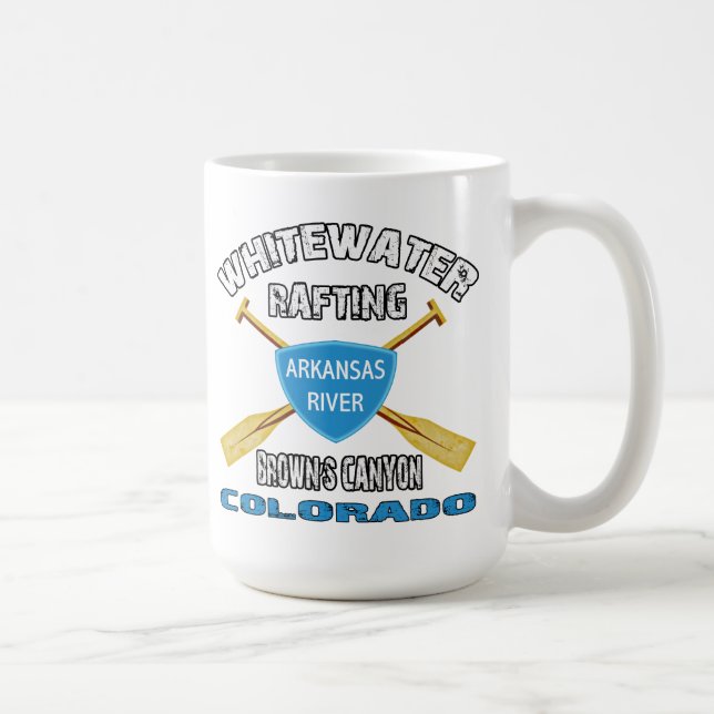 Whitewater Rafting Brown's Canyon Coffee Mug (Right)
