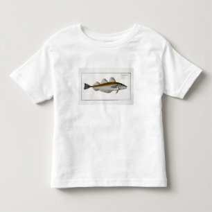 Whiting (Gadus Merlangus) plate LXV from 'Ichthyol Toddler T-Shirt