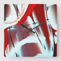 Whitish to red cropped digital paint magnification