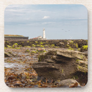 Whitley Bay lighthouse Coaster