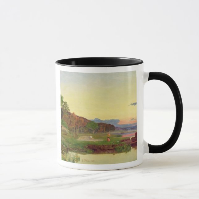 Whitlingham, Norfolk, 1860 (oil on canvas) Mug (Right)