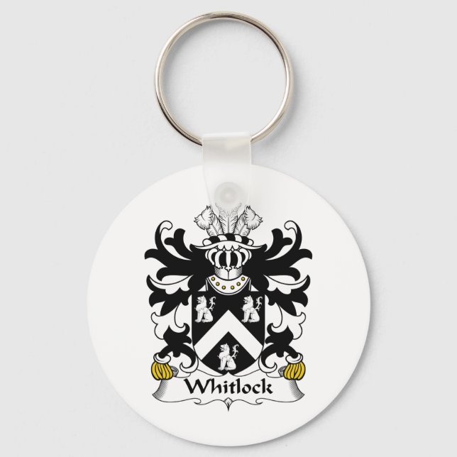 Whitlock Family Crest Key Ring (Front)
