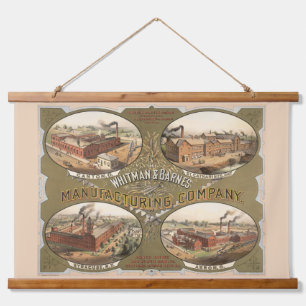 Whitman & Barnes Manufacturing Company. Hanging Tapestry