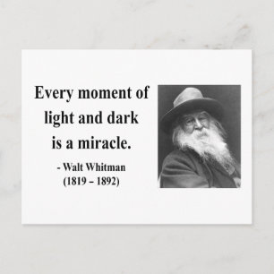 Whitman Quote 11b Postcard
