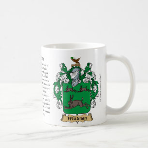Whitman, the Origin, the Meaning and the Crest Coffee Mug