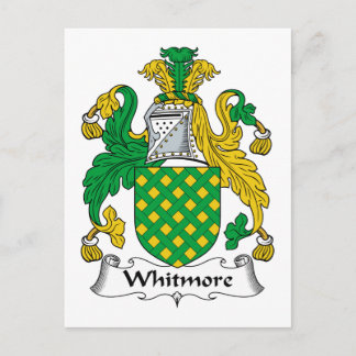Whitmore Family Crest Postcard
