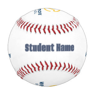 Whitmore School Personalized Baseball