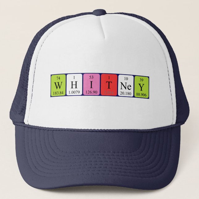 Whitney periodic table name hat (Front)