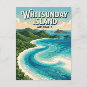Whitsunday Island Airlie Beach Australia Postcard