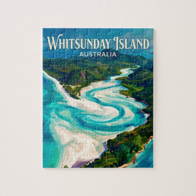 Whitsunday Island Australia Jigsaw Puzzle (Vertical)