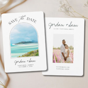Whitsunday Island Australia Wedding Save the Date Invitation