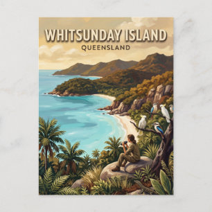 Whitsunday Island Wildlife Watching Airlie Beach Postcard