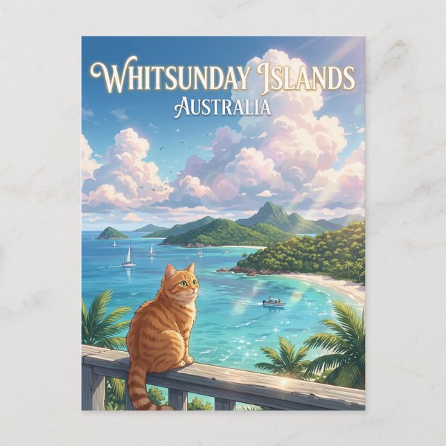 Whitsunday Islands Australia Postcard (Front)