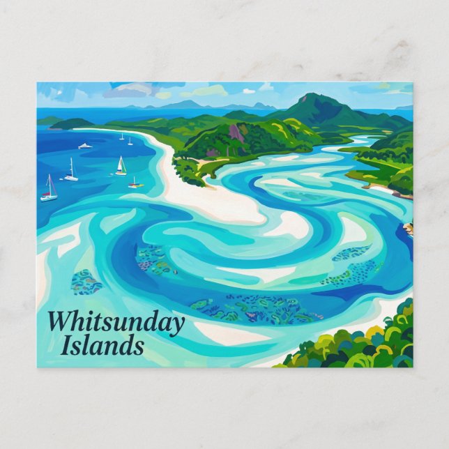 Whitsunday Islands Australia Postcard (Front)