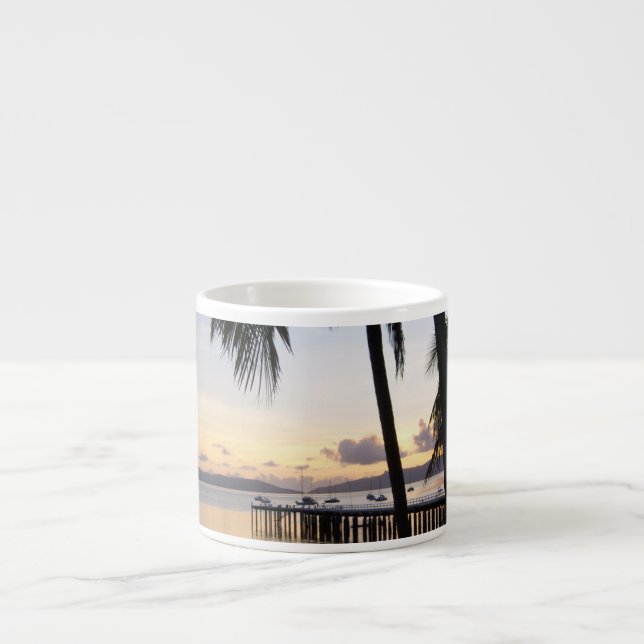 Whitsunday Islands Sunset Espresso Mug (Front)